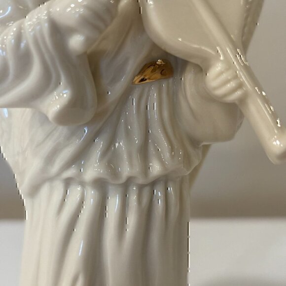 Lenox Angel Playing the Violin, Ivory Porcelain, 6" Tall, EUC, No Box - Picture 6 of 7
